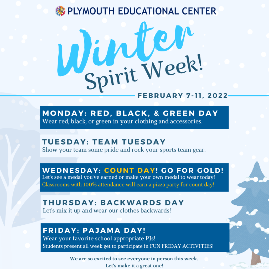 PEC Winter Spirit Week