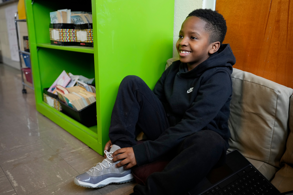 student smiling